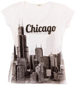 Chicago V-Neck T-Shirt