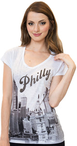 Philly V-Neck Short-Sleeved T-Shirt
