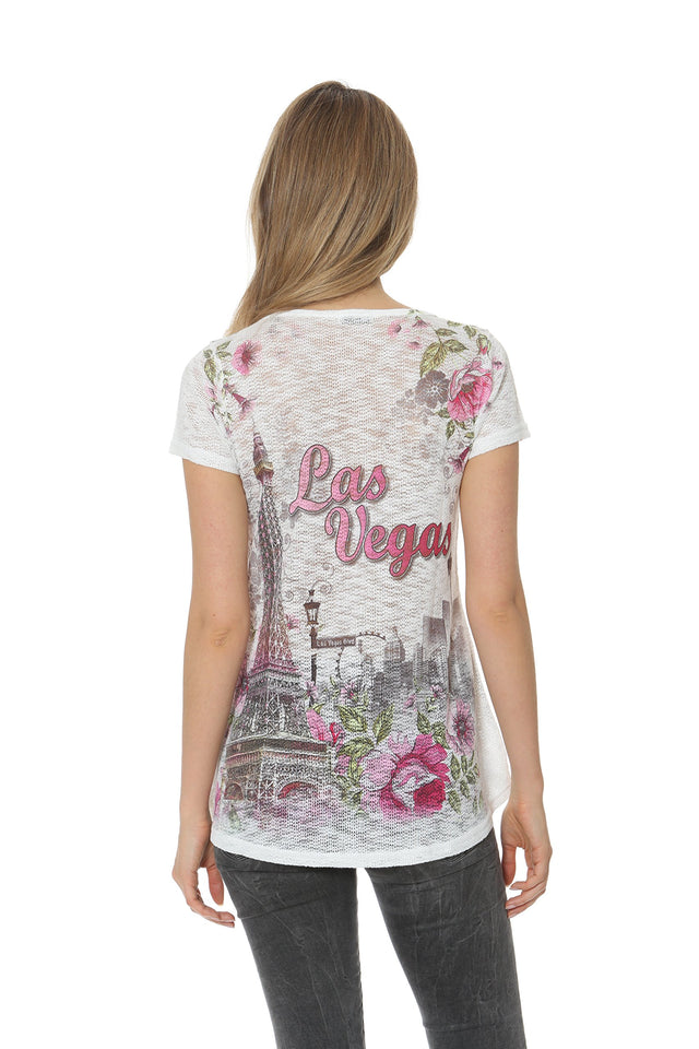 Las Vegas Floral Tunic T-Shirt