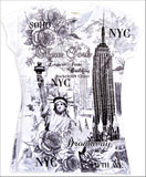 New York Landmarks  T Shirt