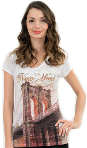 Brooklyn Bridge  NYC T Shirt