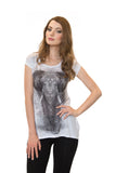 Elephant Inspired Beautiful Tunic T-Shirt w/Rhinestones