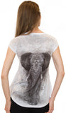 Elephant Inspired Beautiful Tunic T-Shirt w/Rhinestones