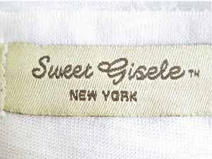 NYC Skyscrapers Bling-Embellished V-Neck T-Shirt - Sweet Gisele